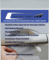 Self-Healing Clear Paint Protection Door Cups—Vehicle Specific
