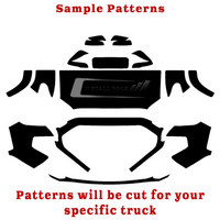 Partial Front End Paint Protection Film Kit for Trucks (Bumper, Hood, Fenders, Mirrors)