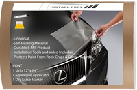 Self Healing Universal Clear Paint Protection Film Hood and Fender Kit