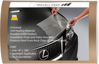 Self Healing Universal Clear Paint Protection Film Hood and Fender Kit