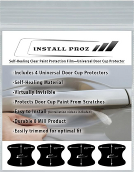 Self-Healing Clear Paint Protection Film (4 Door Cup Protectors)