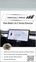 (2 Pack) Tesla Model 3/Y Navigation Screen Protector - Matte Anti-Glare Finish