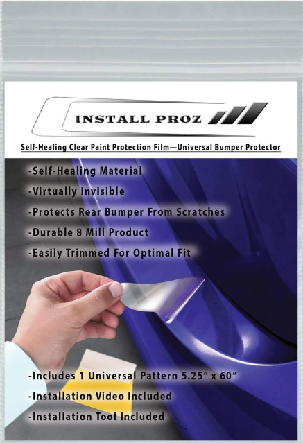 Self-Healing Clear Paint Protection Film Rear Bumper Protector