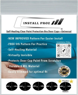 Self-Healing Clear Paint Protection Film - Universal 5 Piece Door Cup Protection Kit