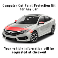 Partial Front End Paint Protection Film Kit for Cars (Hood, Fenders, Mirrors)