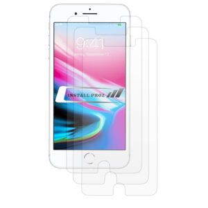 iPhone 8 Plus, iPhone 7 Plus, and 6 Plus, Flexible, Military Grade, Screen Protectors [3 Pack]